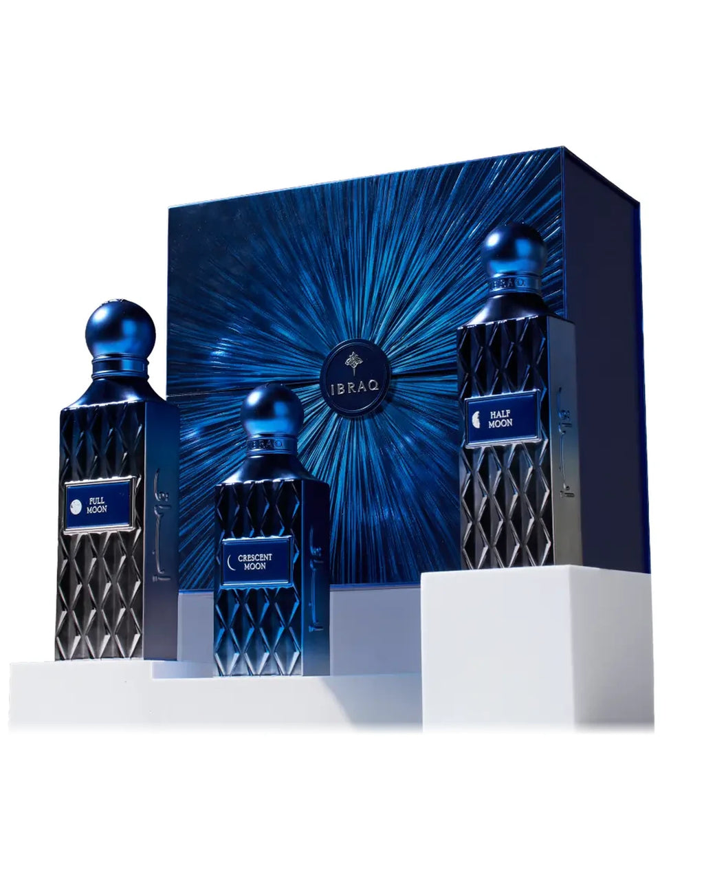 Ibraq Moon Collection Giftset met geschenkdoos en drie flacons
