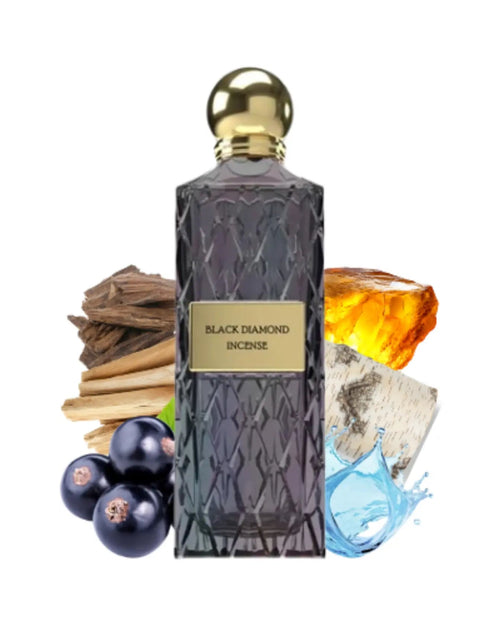 Ibraheem Al Qurashi Black Diamond Incense (150ml) – Eaux de Parfum, flacon