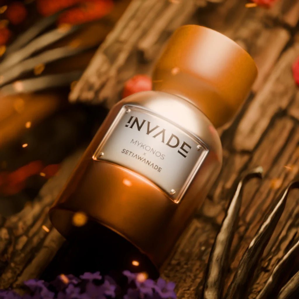Mykonos Invade (50ml) – Eaux de Parfum, verpakking