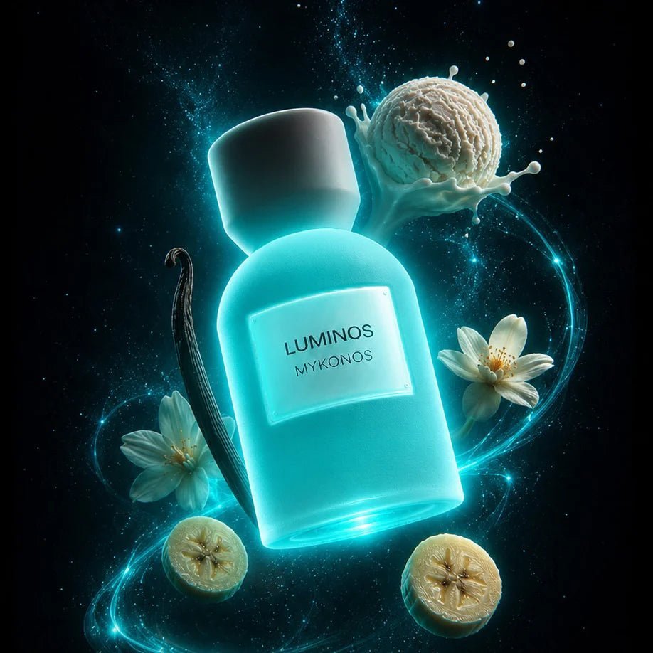 Mykonos Luminos (50ml) – Eaux de Parfum, verpakking